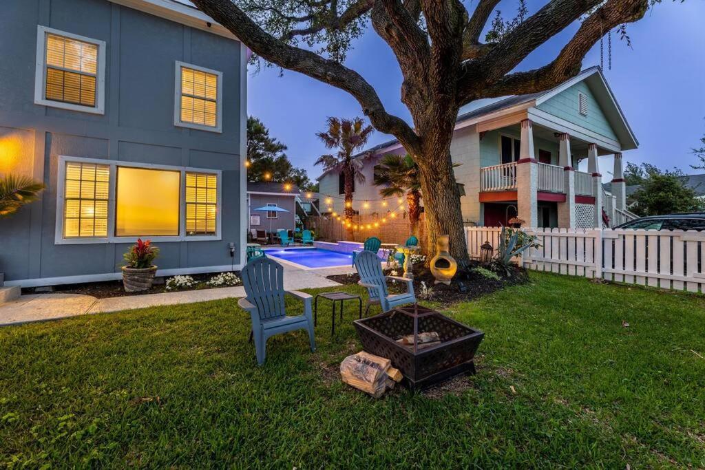 Villa 5/3 With A Heated Pool 2 Min From Beach, Updated Galveston Exterior foto