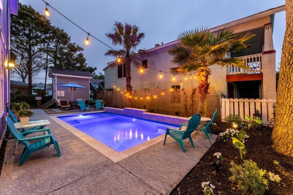 Villa 5/3 With A Heated Pool 2 Min From Beach, Updated Galveston Exterior foto