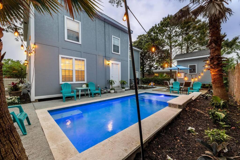 Villa 5/3 With A Heated Pool 2 Min From Beach, Updated Galveston Exterior foto