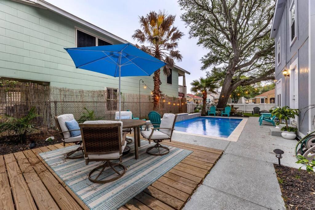 Villa 5/3 With A Heated Pool 2 Min From Beach, Updated Galveston Exterior foto