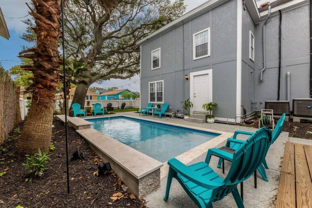 Villa 5/3 With A Heated Pool 2 Min From Beach, Updated Galveston Exterior foto