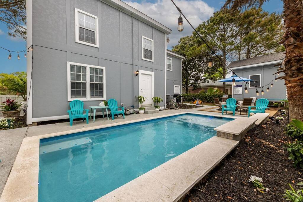 Villa 5/3 With A Heated Pool 2 Min From Beach, Updated Galveston Exterior foto